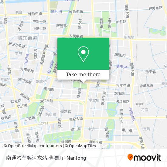 南通汽车客运东站-售票厅 map