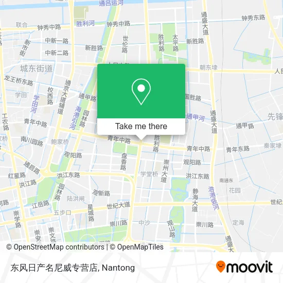 东风日产名尼威专营店 map