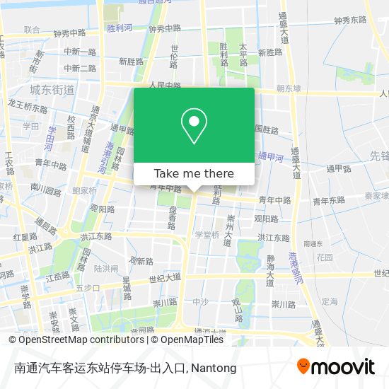 南通汽车客运东站停车场-出入口 map