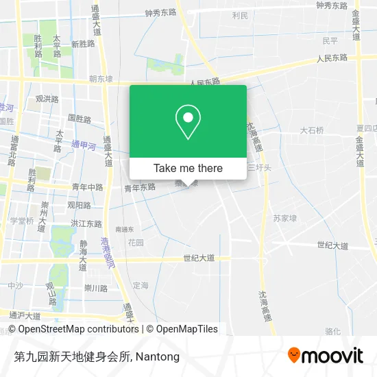 第九园新天地健身会所 map