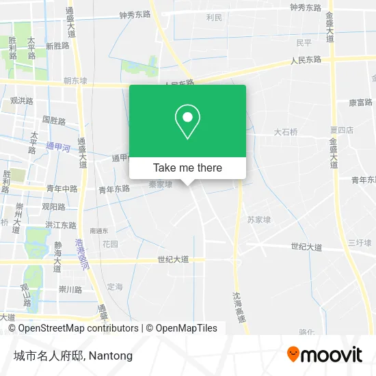 城市名人府邸 map