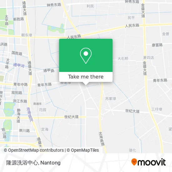 隆源洗浴中心 map