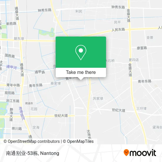 南通别业-53栋 map