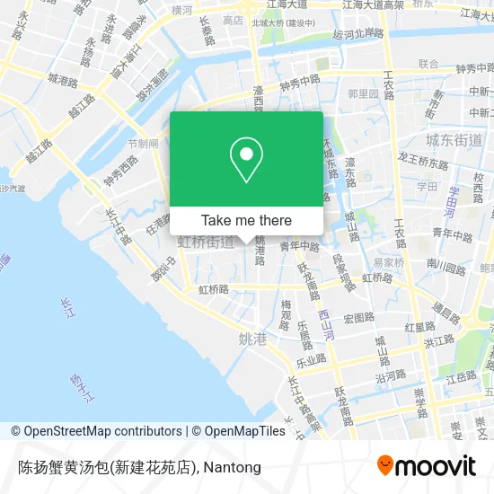 陈扬蟹黄汤包(新建花苑店) map