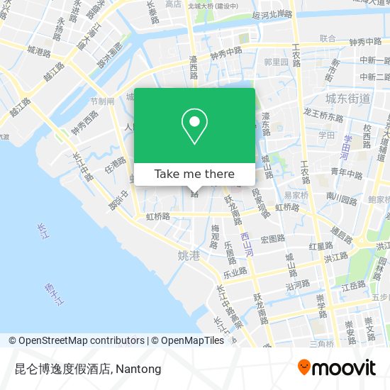 昆仑博逸度假酒店 map
