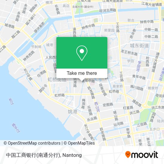 中国工商银行(南通分行) map