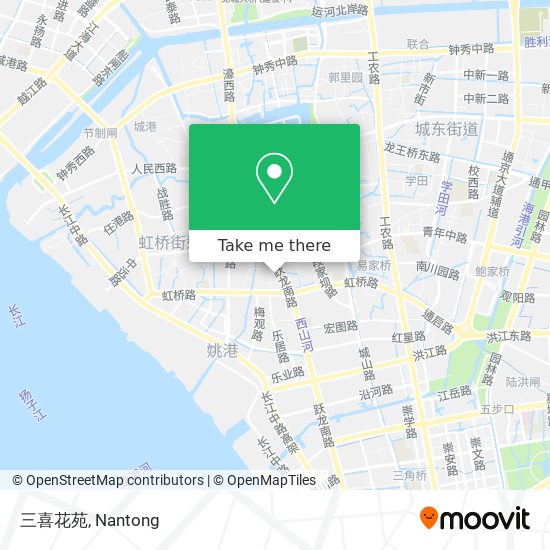 三喜花苑 map