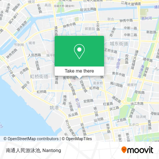 南通人民游泳池 map