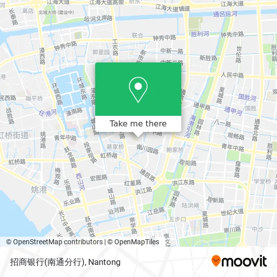 招商银行(南通分行) map