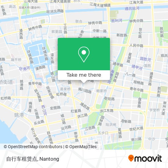 自行车租赁点 map