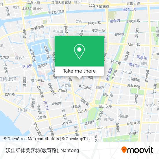 沃佳纤体美容坊(教育路) map