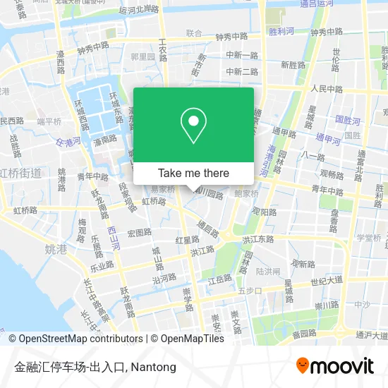 金融汇停车场-出入口 map