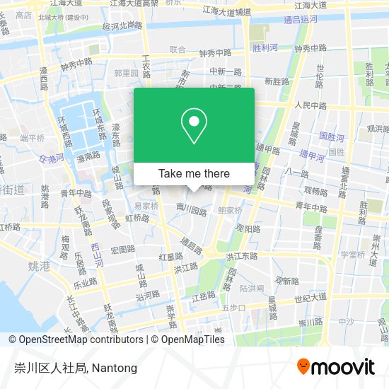 崇川区人社局 map
