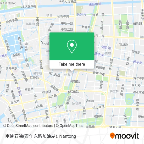 南通石油(青年东路加油站) map