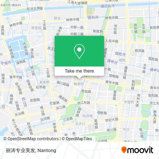 丽涛专业美发 map