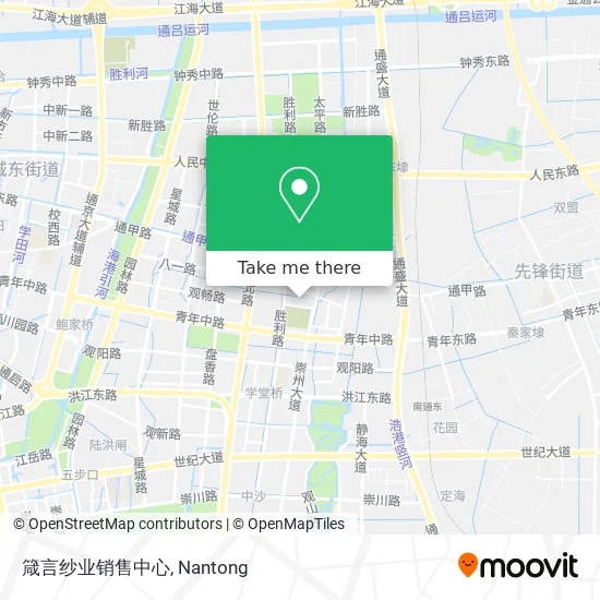 箴言纱业销售中心 map