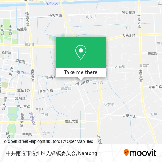 中共南通市通州区先锋镇委员会 map