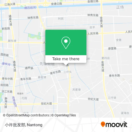 小许批发部 map