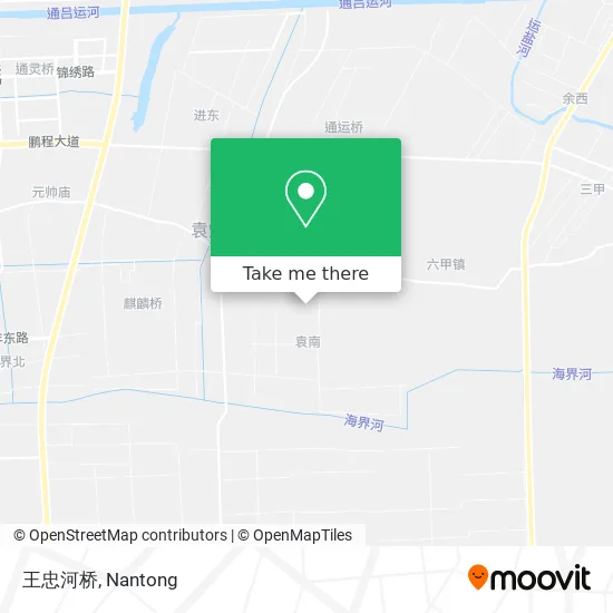 王忠河桥 map