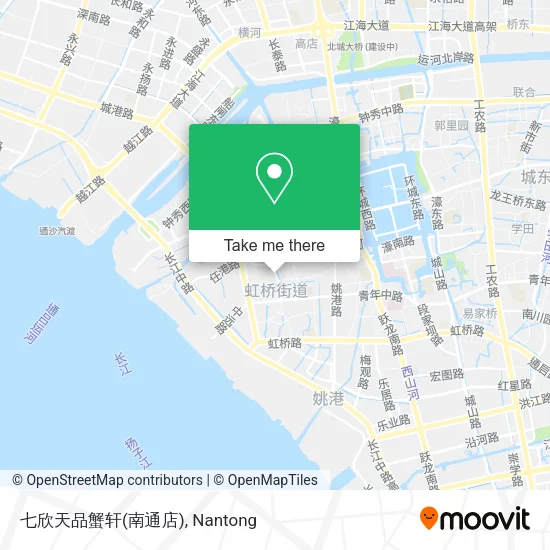 七欣天品蟹轩(南通店) map