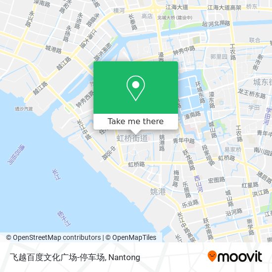 飞越百度文化广场-停车场 map