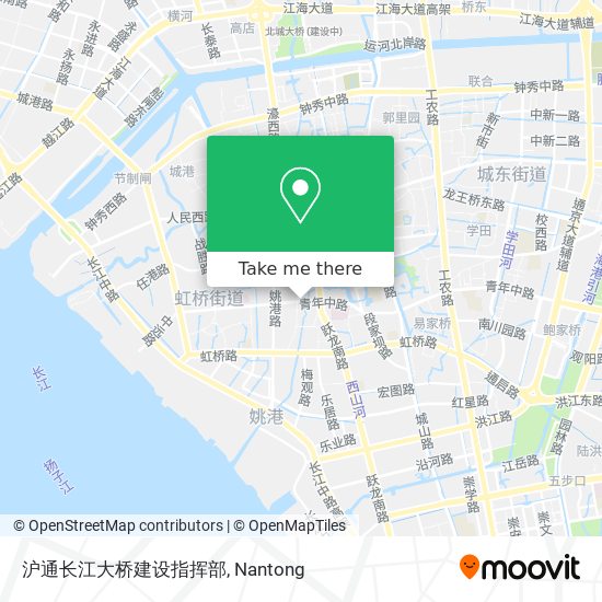 沪通长江大桥建设指挥部 map