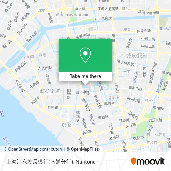 上海浦东发展银行(南通分行) map