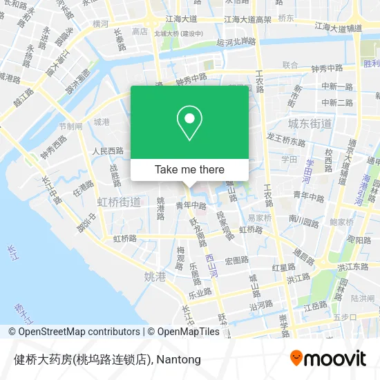 健桥大药房(桃坞路连锁店) map