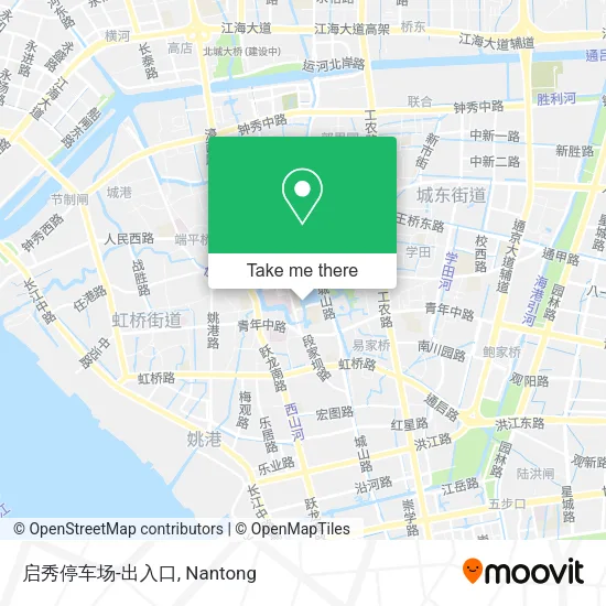 启秀停车场-出入口 map