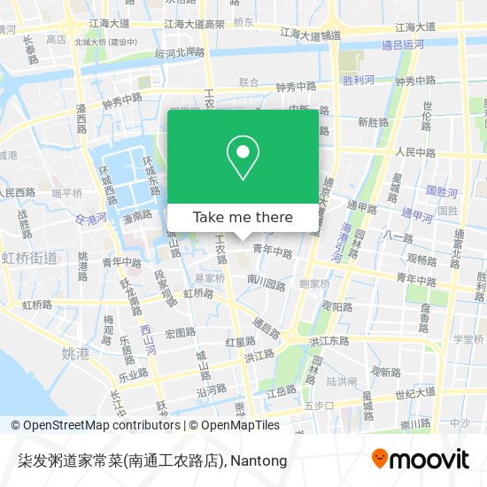 柒发粥道家常菜(南通工农路店) map