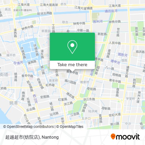 超越超市(纺院店) map