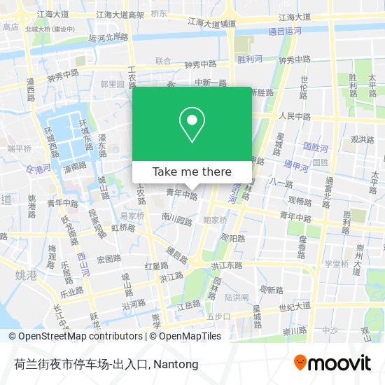 荷兰街夜市停车场-出入口 map