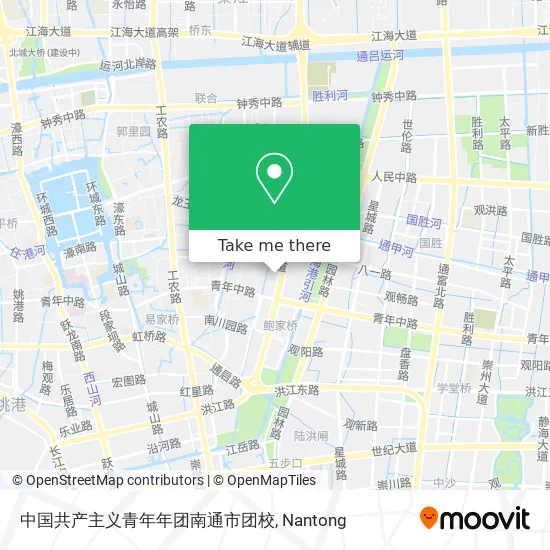 中国共产主义青年年团南通市团校 map