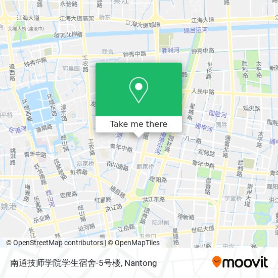 南通技师学院学生宿舍-5号楼 map
