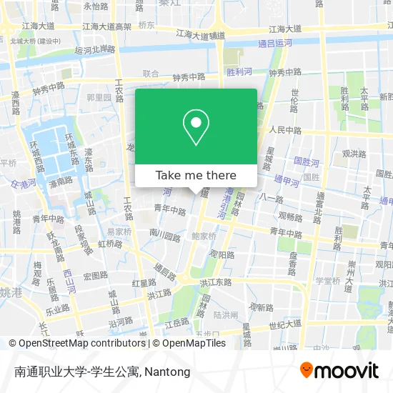 南通职业大学-学生公寓 map