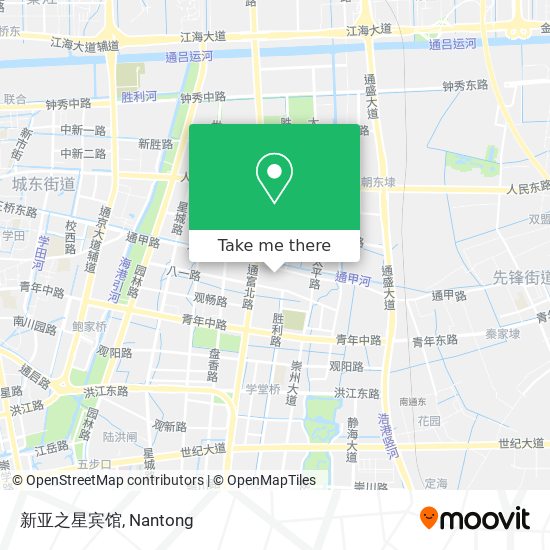 新亚之星宾馆 map