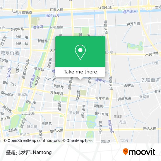 盛超批发部 map