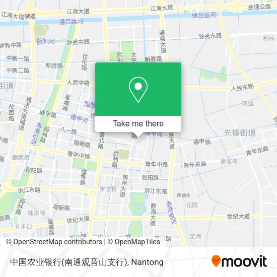 中国农业银行(南通观音山支行) map