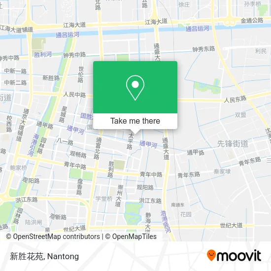 新胜花苑 map