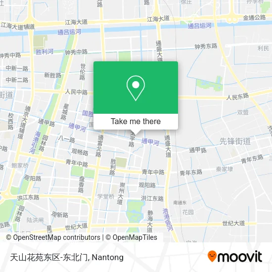 天山花苑东区-东北门 map