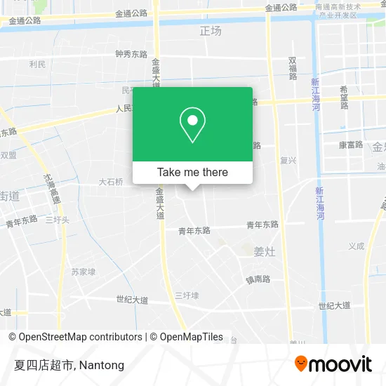 夏四店超市 map