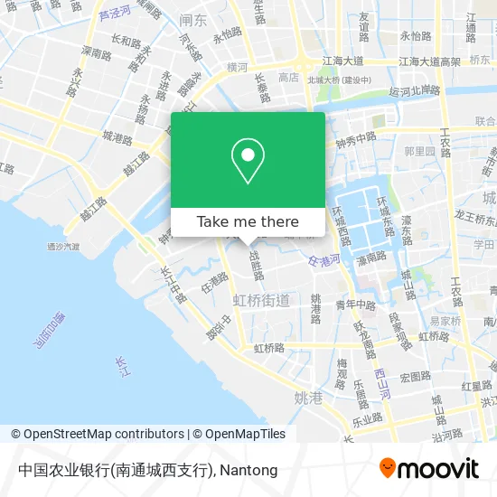 中国农业银行(南通城西支行) map