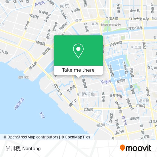 崇川楼 map