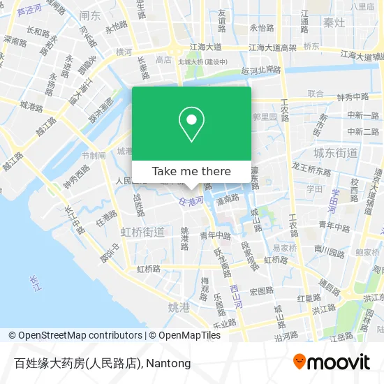 百姓缘大药房(人民路店) map