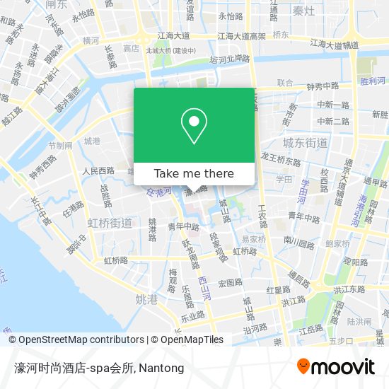 濠河时尚酒店-spa会所 map