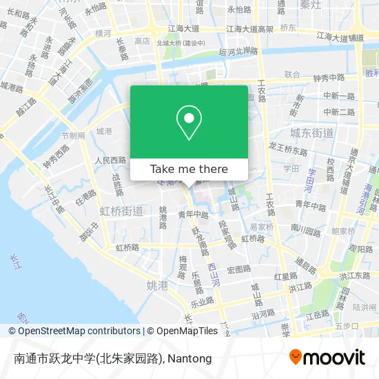 南通市跃龙中学(北朱家园路) map