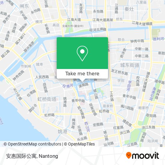 安惠国际公寓 map