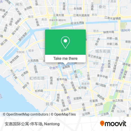 安惠国际公寓-停车场 map