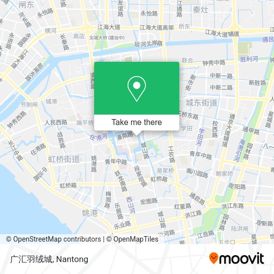 广汇羽绒城 map