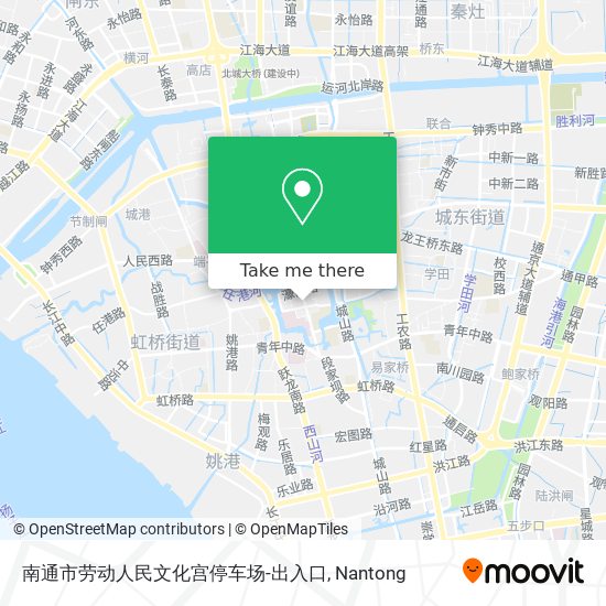 南通市劳动人民文化宫停车场-出入口 map